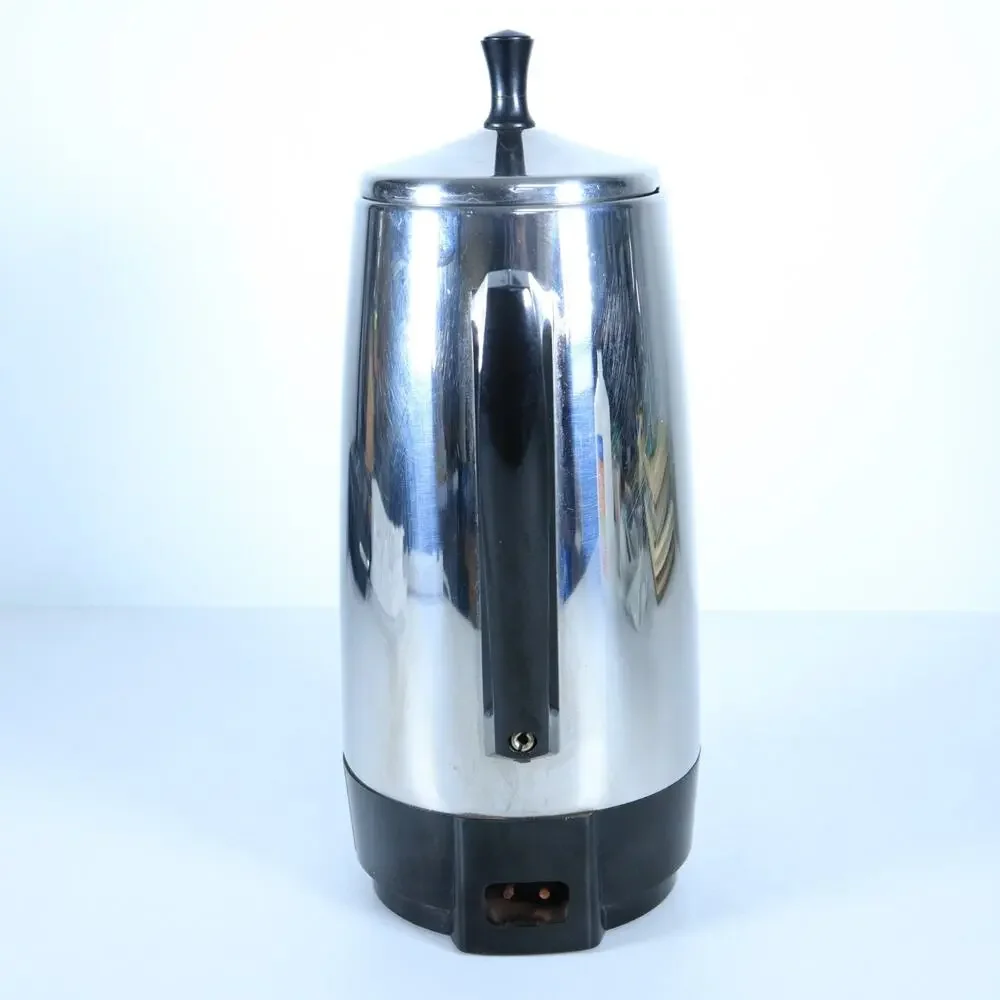 Presto 12 Cup Stainless Steel Coffee Maker Model 02811 04 Vintage